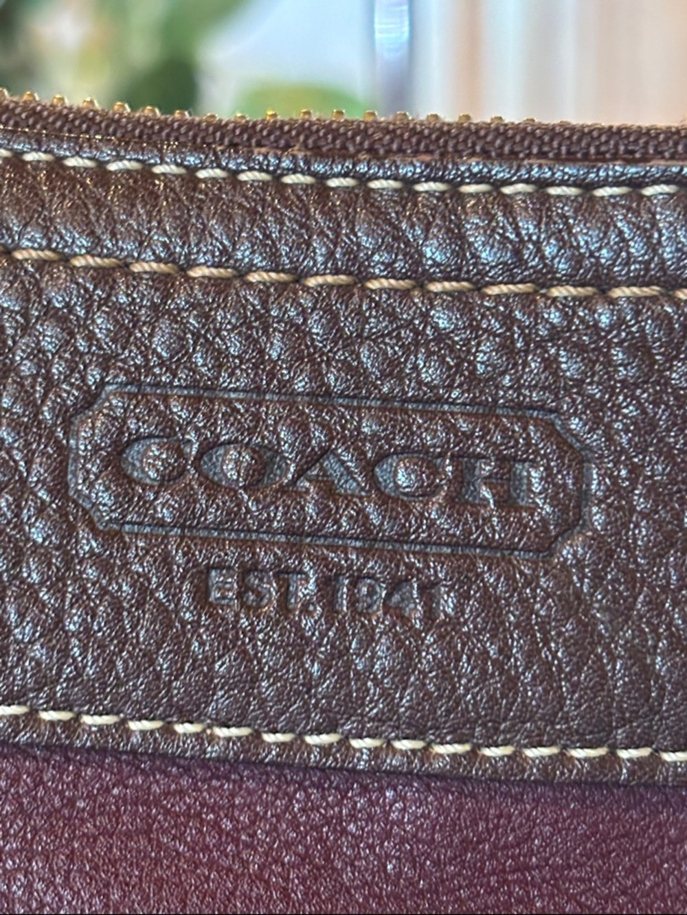 Coach Patchwork Shoulder or Crossbody Bag - Suede Brown, Tan, Metallic, Pink - Picture 15 of 16